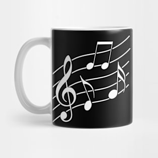 Music notes design Mug